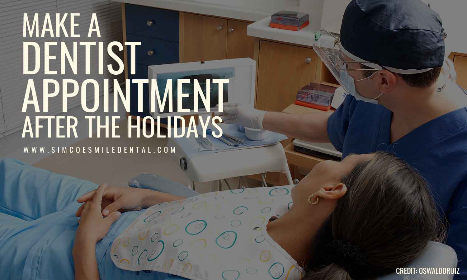 Make a dentist appointment after the holidays