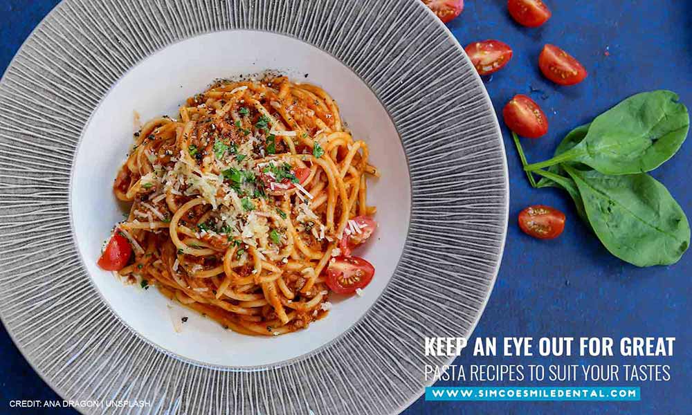 Keep an eye out for great pasta recipes to suit your tastes