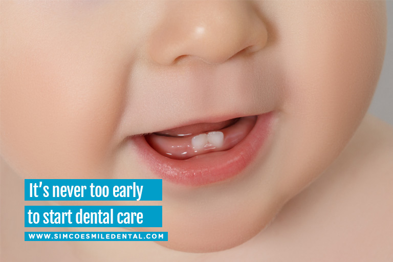 It’s never too early to start dental care